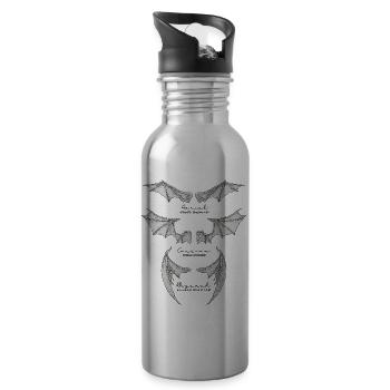 ACOTAR Bat Boys - 20 oz Water Bottle - silver - Right