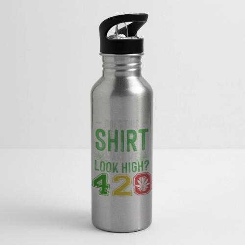 Uproarious 420 Good Herb Weed Marijuana Design - 20 oz Water Bottle
