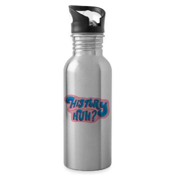 History huh Red White and Royal Blue - 20 oz Water Bottle - silver - Right