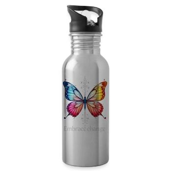 Accepter le changement - Bouteille d'eau - argent clair - Droite