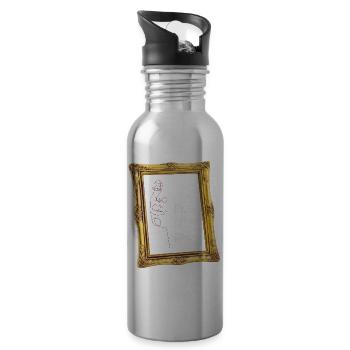 Pure Art Shop Logo Tee - 20 oz Water Bottle - silver - Right
