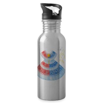 Alma De Mi Tierra - 20 oz Water Bottle - silver - Right