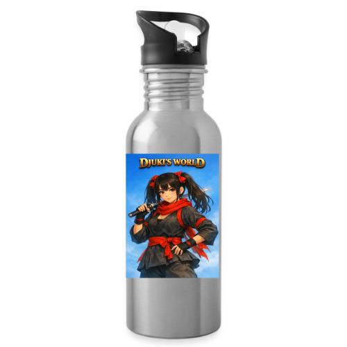Djuki’s World – Shadow Blade - 20 oz Water Bottle