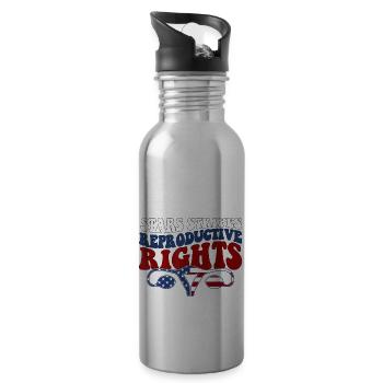 Stars Stripes Reproductive Rights - 20 oz Water Bottle - silver - Right