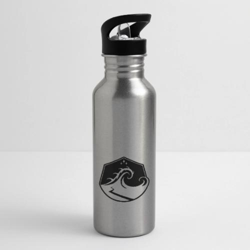 The Fault Lines Black Over White Dinkus - 20 oz Water Bottle