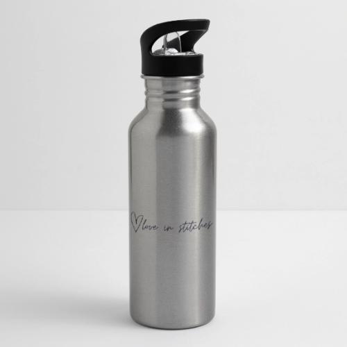 New Logo - Black - 20 oz Water Bottle