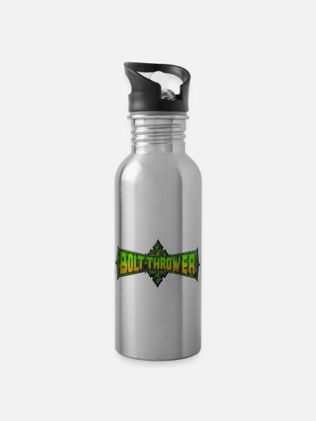 bolt thrower - 20 oz Water Bottle - silver
