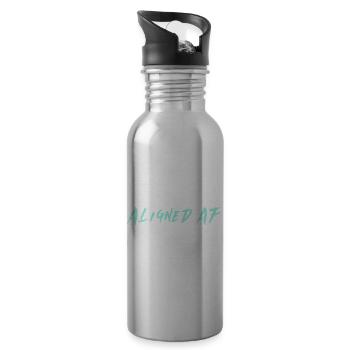 Aligned AF - 20 oz Water Bottle - silver - Right
