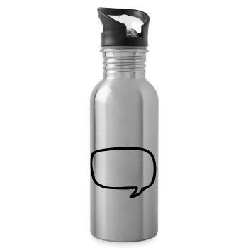 cloud bubble - 20 oz Water Bottle - silver - Right