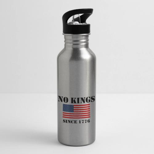 NO KINGS Since 1776 - 20 oz Water Bottle