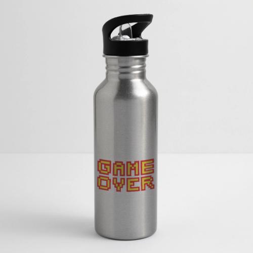 Retro Game Over Screen - 20 oz Water Bottle