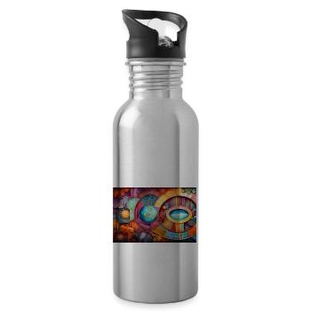 Eldritch Enclave - 20 oz Water Bottle - silver - Right