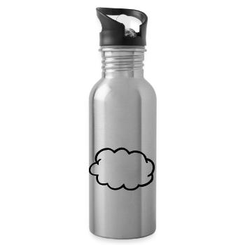 cloud - 20 oz Water Bottle - silver - Right