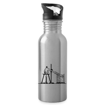 Distillation 2 - 20 oz Water Bottle - silver - Right