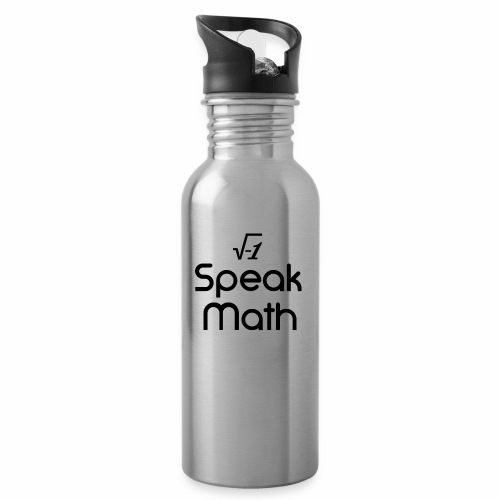 i Speak Math - 20 oz Water Bottle