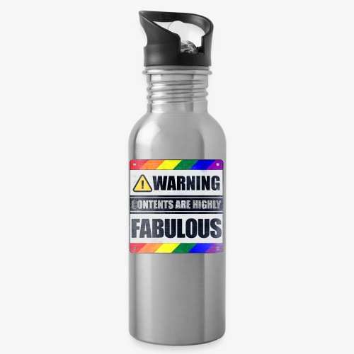 Warning: Contents are Highly Fabulous LGBT - Water Bottle
