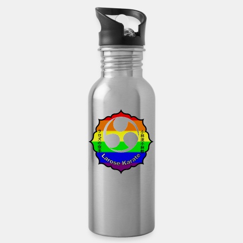 Larose Karate Rainbow Logo - 20 oz Water Bottle