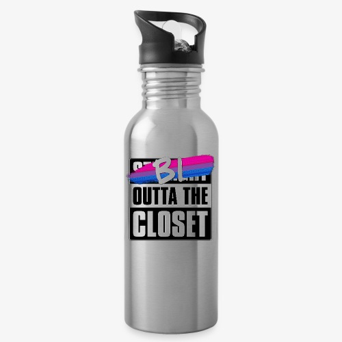 Bi Outta the Closet - Bisexual Pride - Water Bottle