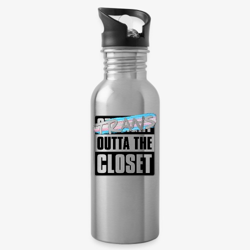 Trans Outta the Closet - Transgender Pride - Water Bottle
