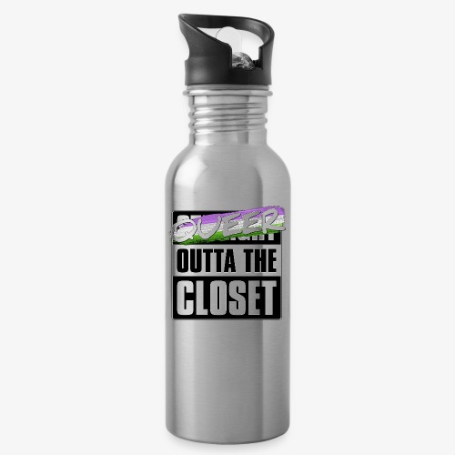 Queer Outta the Closet - Genderqueer Pride - Water Bottle