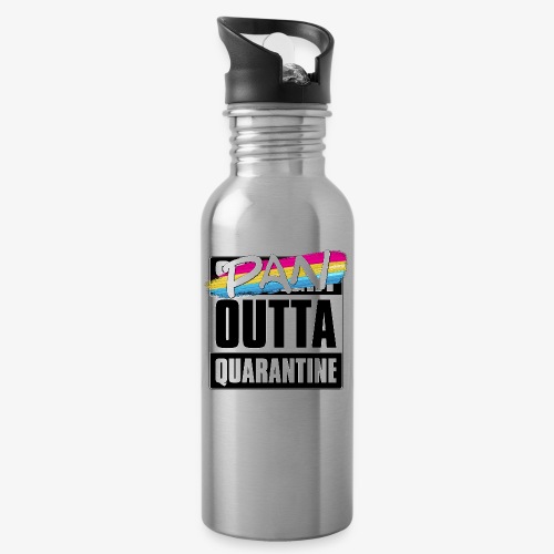 Pan Outta Quarantine - Pansexual Pride - Water Bottle