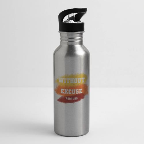 Without Excuse - Romans 1:20 - 20 oz Water Bottle
