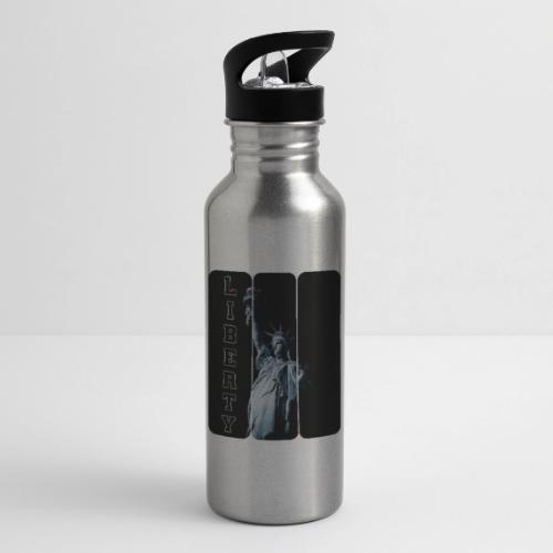 USA: Vertical Liberty - 20 oz Water Bottle