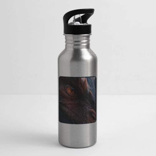 Fierce Ancient Dragon Portrait Design - 20 oz Water Bottle