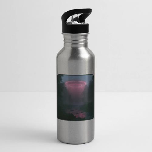Neon UFO Forest River Design - 20 oz Water Bottle