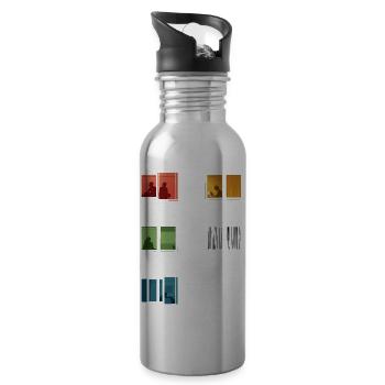 The Windows - 20 oz Water Bottle - silver - Right