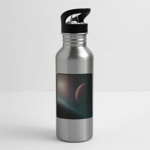 Deep Space Planet Horizon Art - 20 oz Water Bottle
