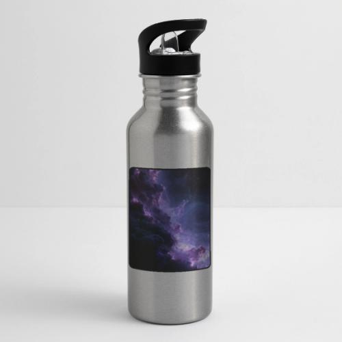 Purple Nebula Space Design - 20 oz Water Bottle