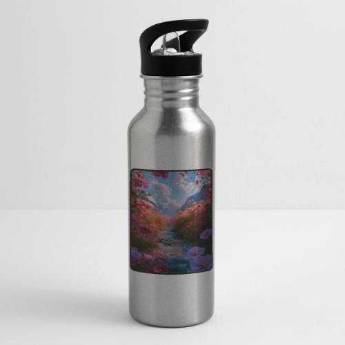 Dreamy Cosmos Valley Landscape Art - 20 oz Water Bottle