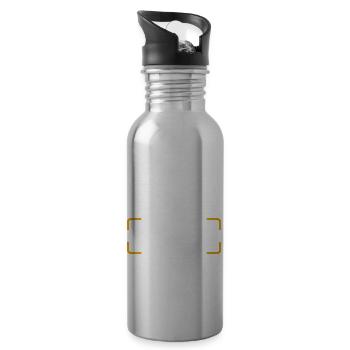 film editor - 20 oz Water Bottle - silver - Right