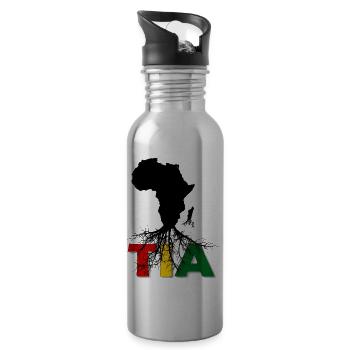 This is Africa - 20 oz Water Bottle - silver - Right