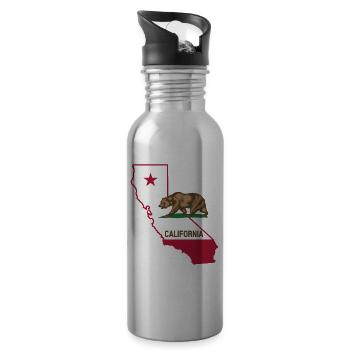 California - 20 oz Water Bottle - silver - Right