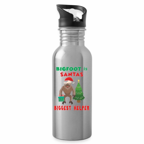 Santas Biggest Helper Squatchy Christmas Present. - 20 oz Water Bottle
