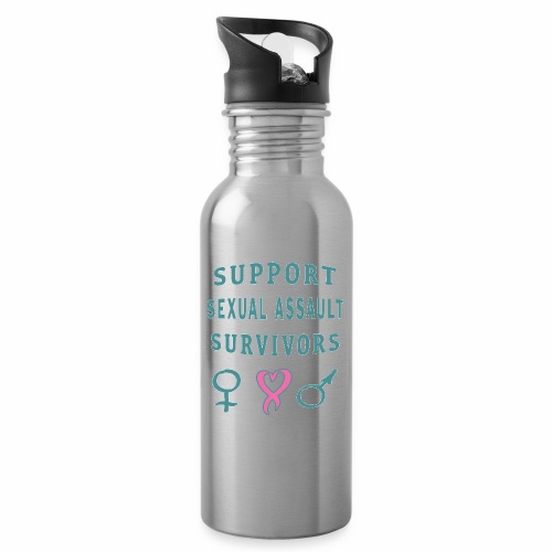 Support Sexual Assault Survivors Awareness Month. - 20 oz Water Bottle