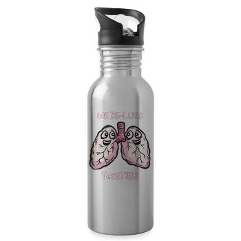 WE BELUNG TOGETHER - 20 oz Water Bottle - silver - Right