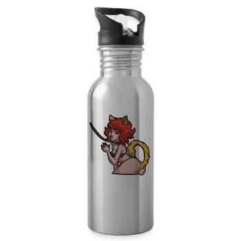 Petplay Kitten - 20 oz Water Bottle - silver - Right
