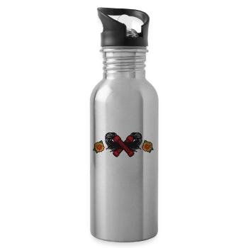 Make An Impact BDSM Humor - 20 oz Water Bottle - silver - Right