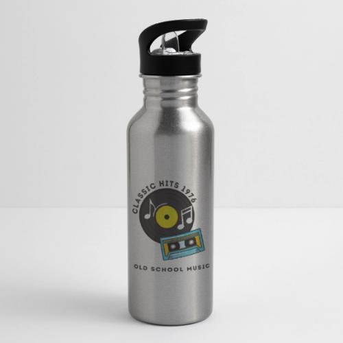 Old School Music - 20 oz Water Bottle