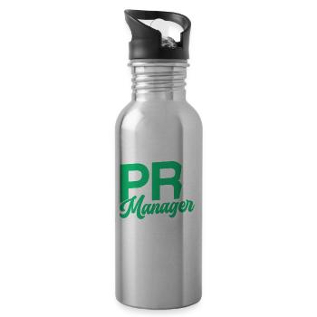 Best Pr Manager Ever Profession Public Relations - 20 oz Water Bottle - silver - Right