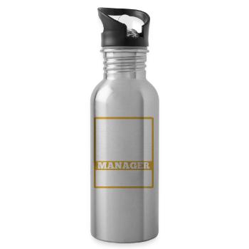 Best Pr Manager Ever Profession Public Relations - 20 oz Water Bottle - silver - Right