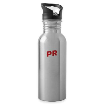 Pr Manager Profession Public Relations Job - 20 oz Water Bottle - silver - Right