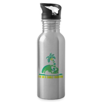 Help Me I'm On A Family Vacation Travel Relatives - 20 oz Water Bottle - silver - Right