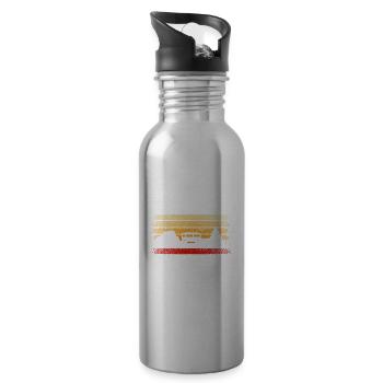 Save Me I'm On A Family Vacation Travel Relatives - 20 oz Water Bottle - silver - Right