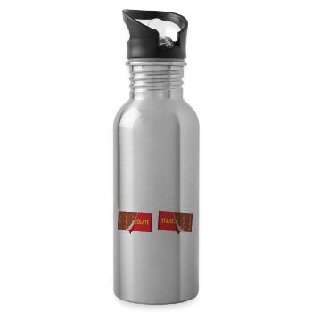 will trade students for chocolate. - 20 oz Water Bottle - silver - Right