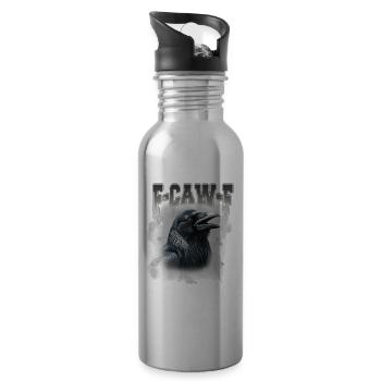 F-CAWE Crow Storm - 20 oz Water Bottle - silver - Right
