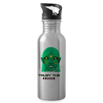 Cosmic Girl – Aligned with the Stars - 20 oz Water Bottle - silver - Right